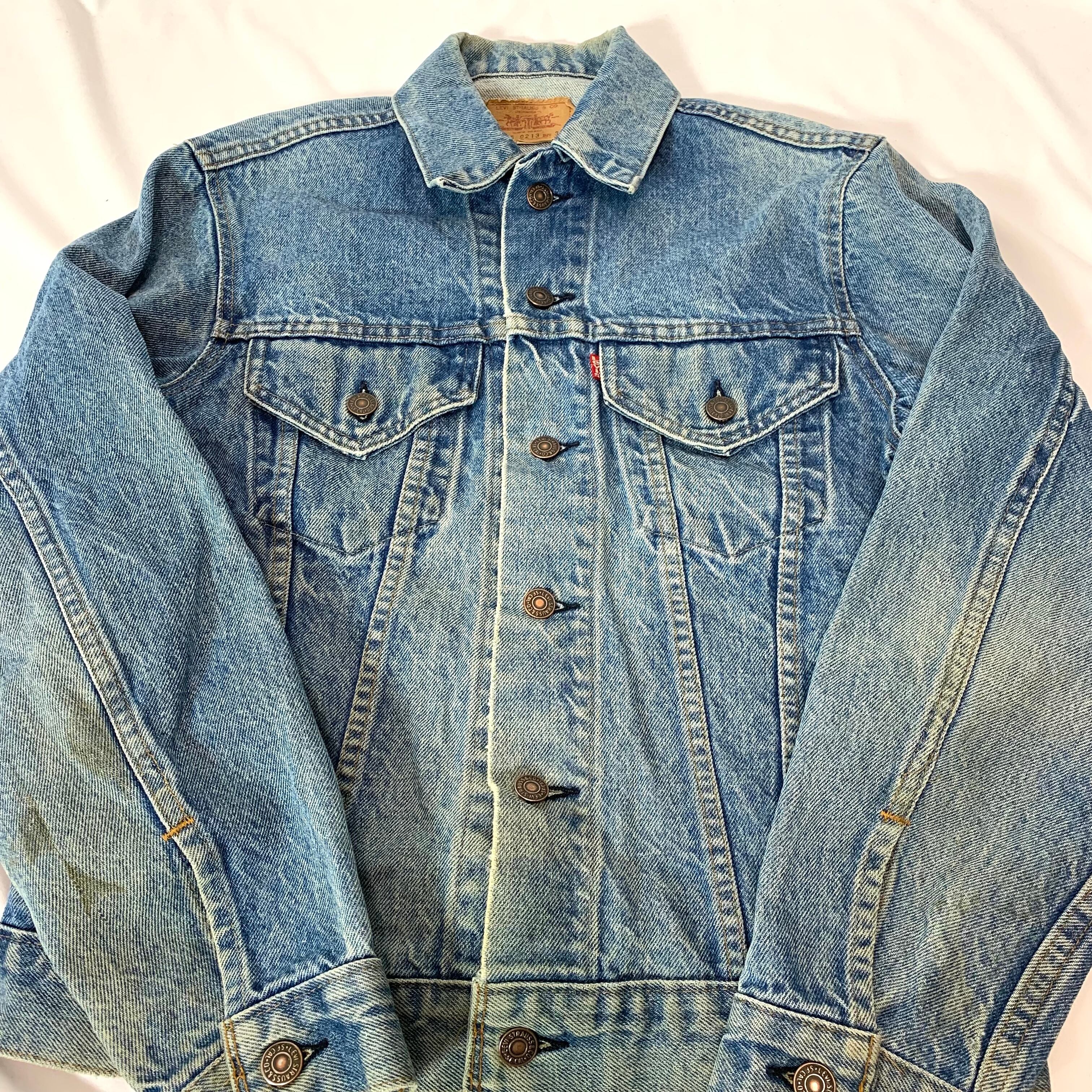 vintage old 80s LEVI'S 70505 Gジャンデニムジャケット ブルー size