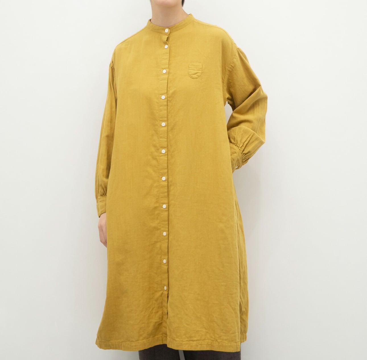 SUN VALLEY サンバレー / 製品染め コットン ダブルガーゼ スタンド