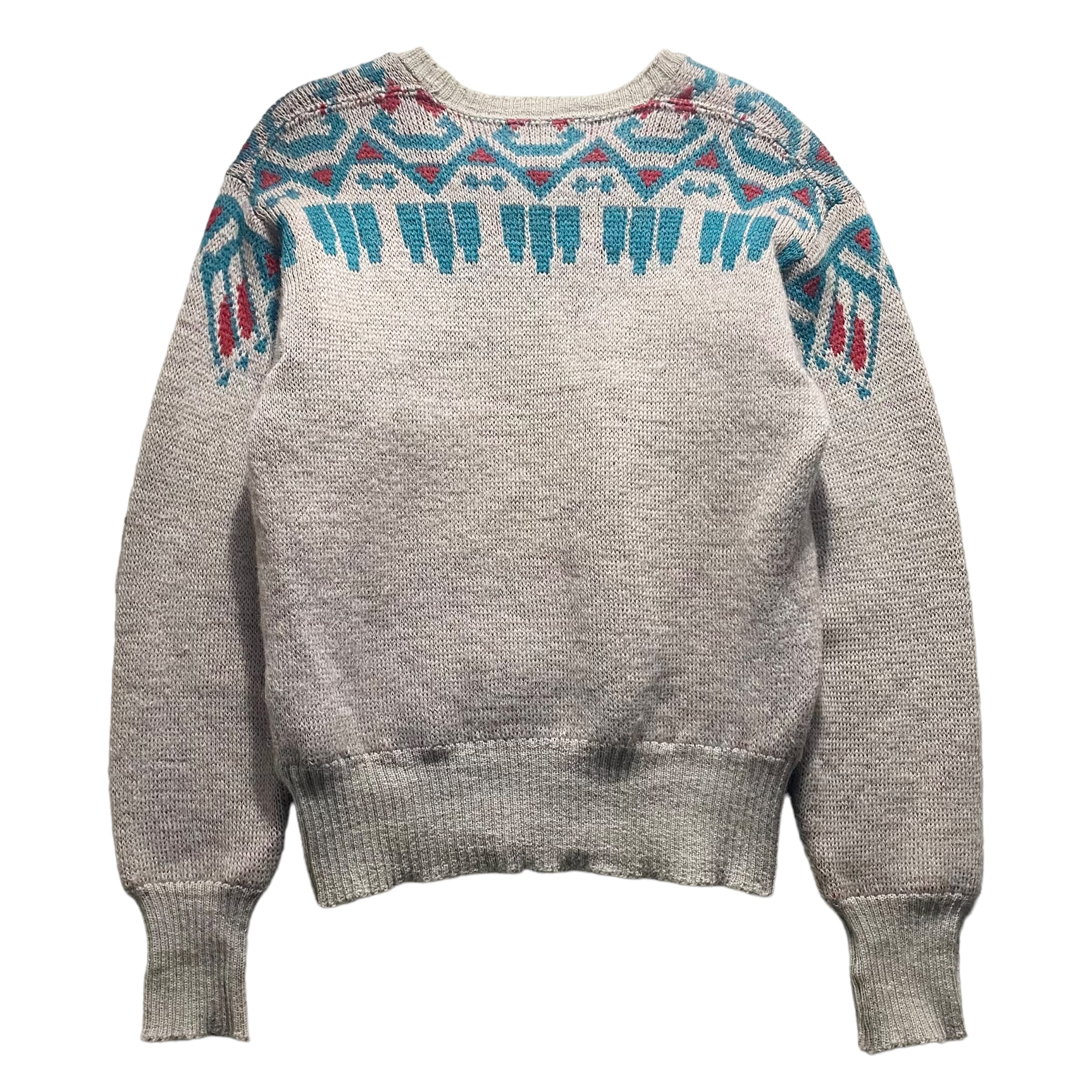 vintage 1940's JANTZEN jacquard sweater “Aztec” | NOIR ONLINE