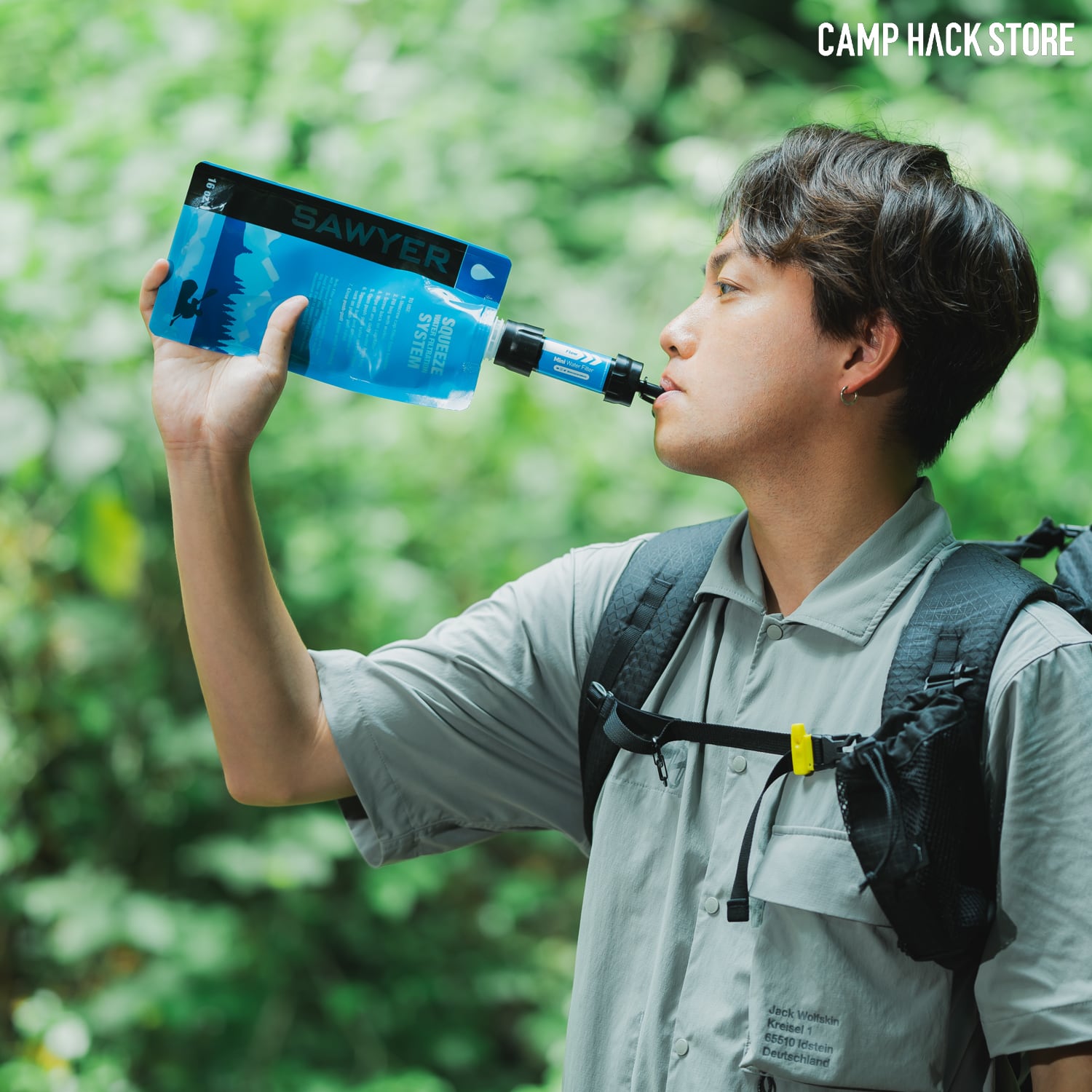 超ポータブル浄水器「ソーヤーミニ」 | CAMP HACK STORE