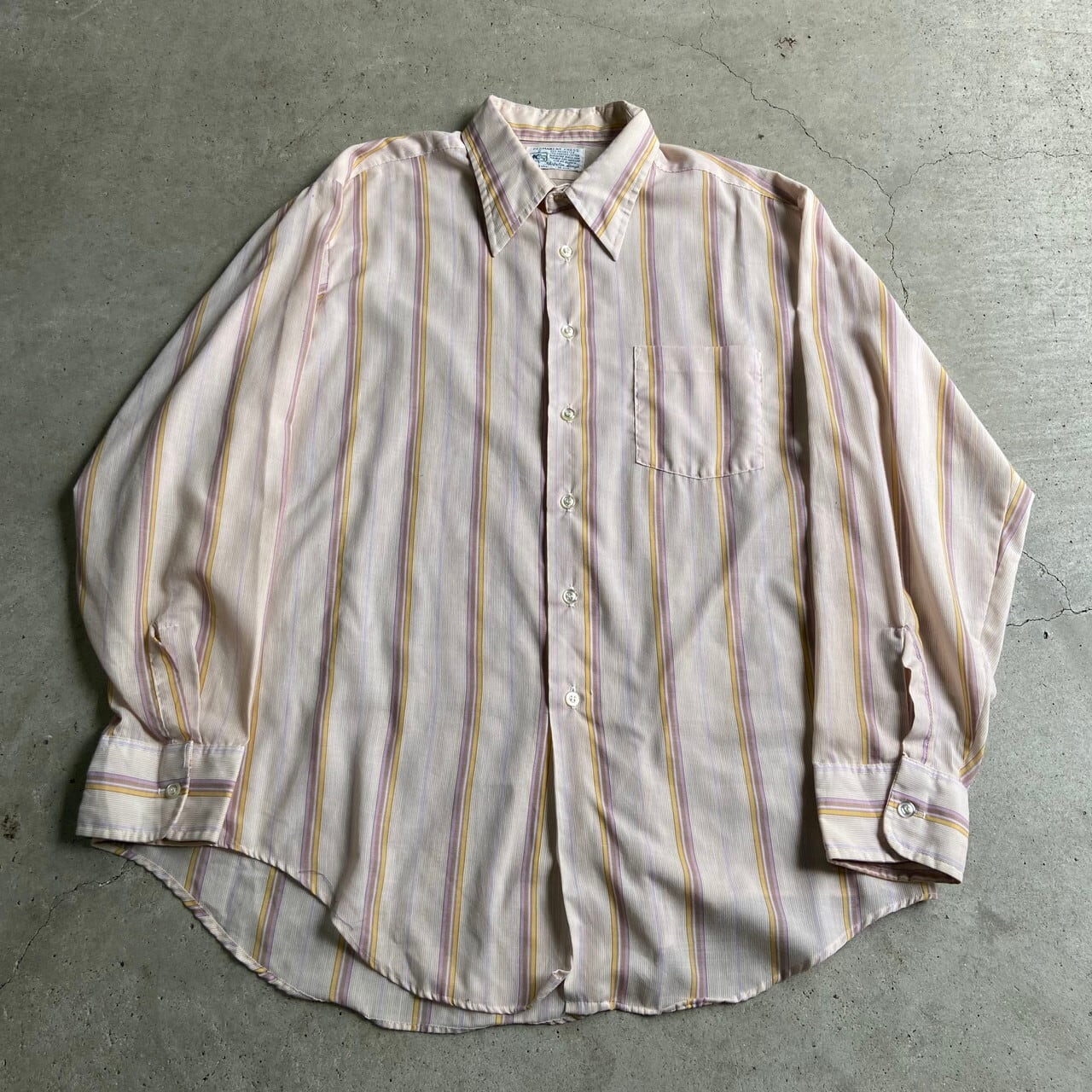 60s-70s Truval PERMANENT PRESS L/S Shirt