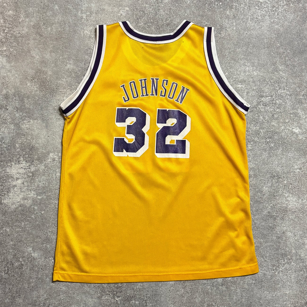 Magic Johnson 【Los Angeles Lakers】 Kids Game Shirt. Champion