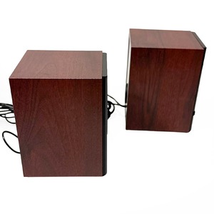 エレコム パソコン用 2.0ch 木のスピーカー USB音声入力タイプ MS-W13UBK 最大出力5.0Wのアンプ内蔵