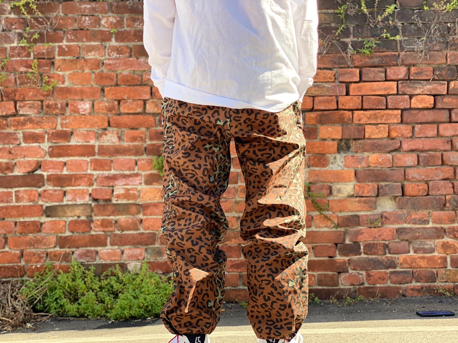 SUPREME 19AW GORE-TEX TAPED SEAM PANT SMALL LEOPARD 150JB3791 