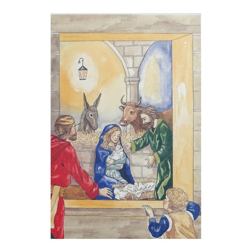 クリスマスカード ベルギー製 [FIRST CARDS] 4193 キリスト生誕