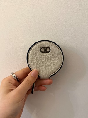 Salvatore Ferragamo / vintage Gantini bi color coin case.(o)