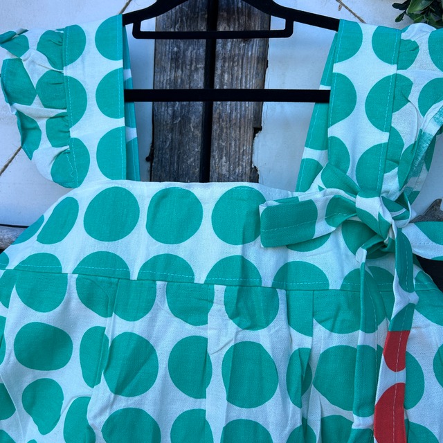 ドット柄カラフルサロペット