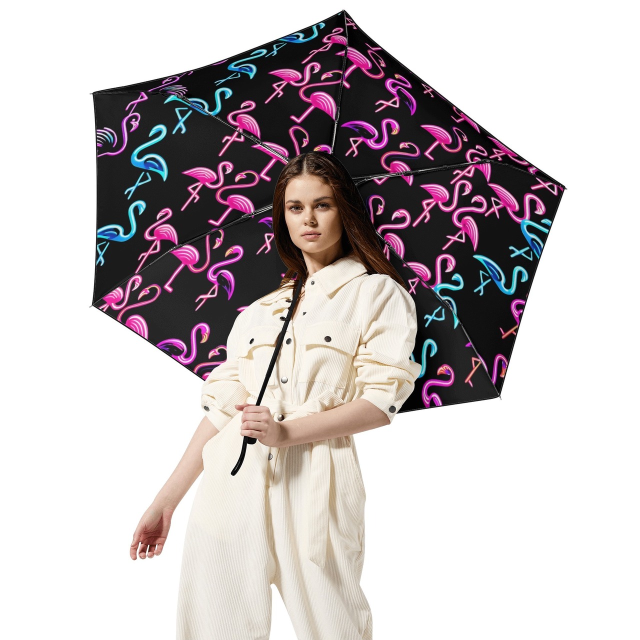 Fully Auto Open & Close Umbrella Printing Inside Neon 4791
