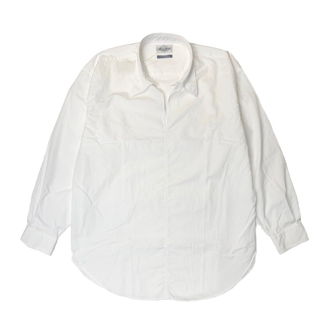 【Marvine Pontiak Shirt Makers】Skipper  SH(White)〈国内送料無料〉ラスト1点※メーカーの意向によりオンラインストアでのカート機能でのご注文不可となります。