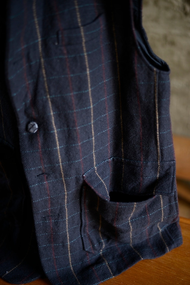 blackbird / sleeveless director's jacket (check)
