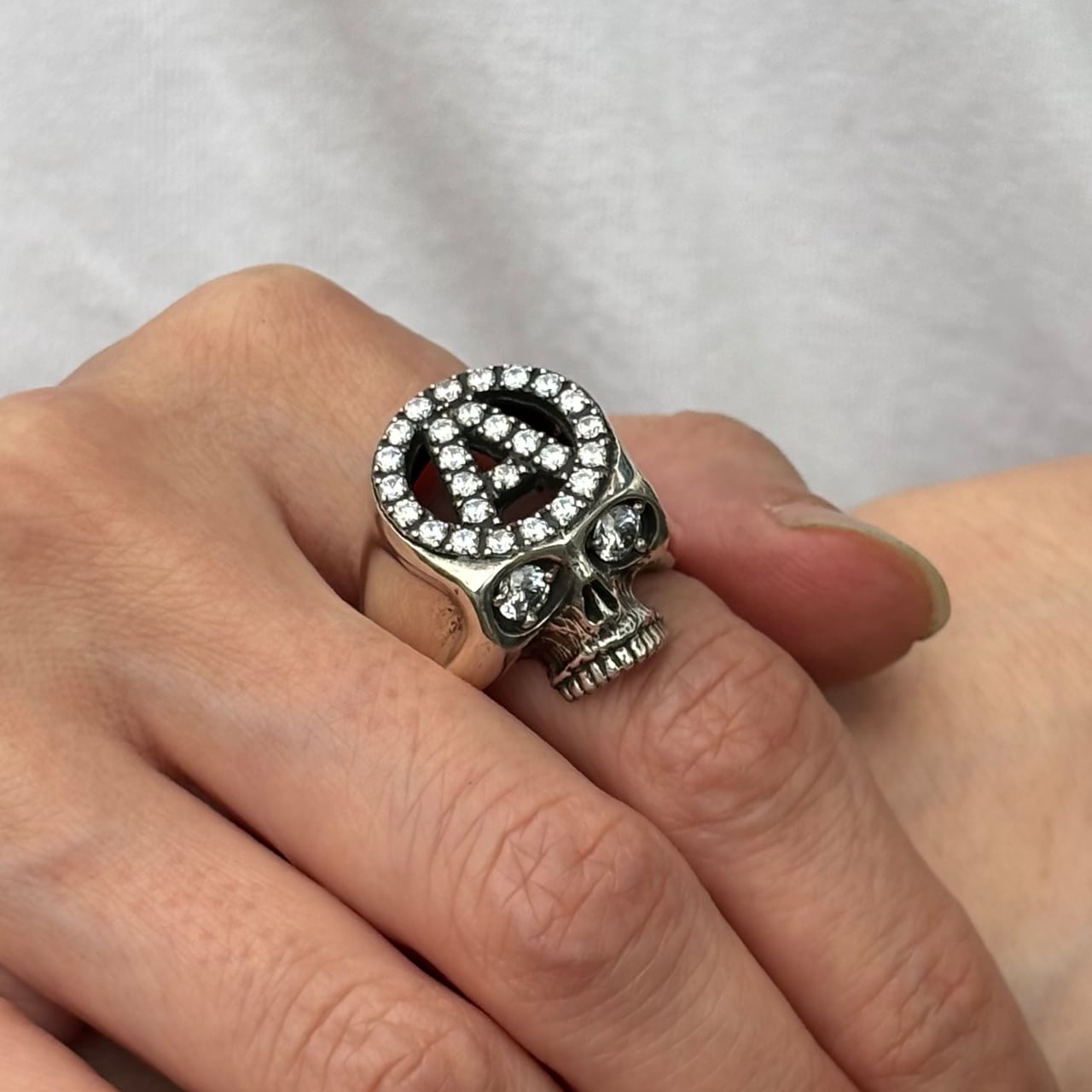ANARCHY SKULL RING - BLACK BOOTS | BLACK EXPERIENCE
