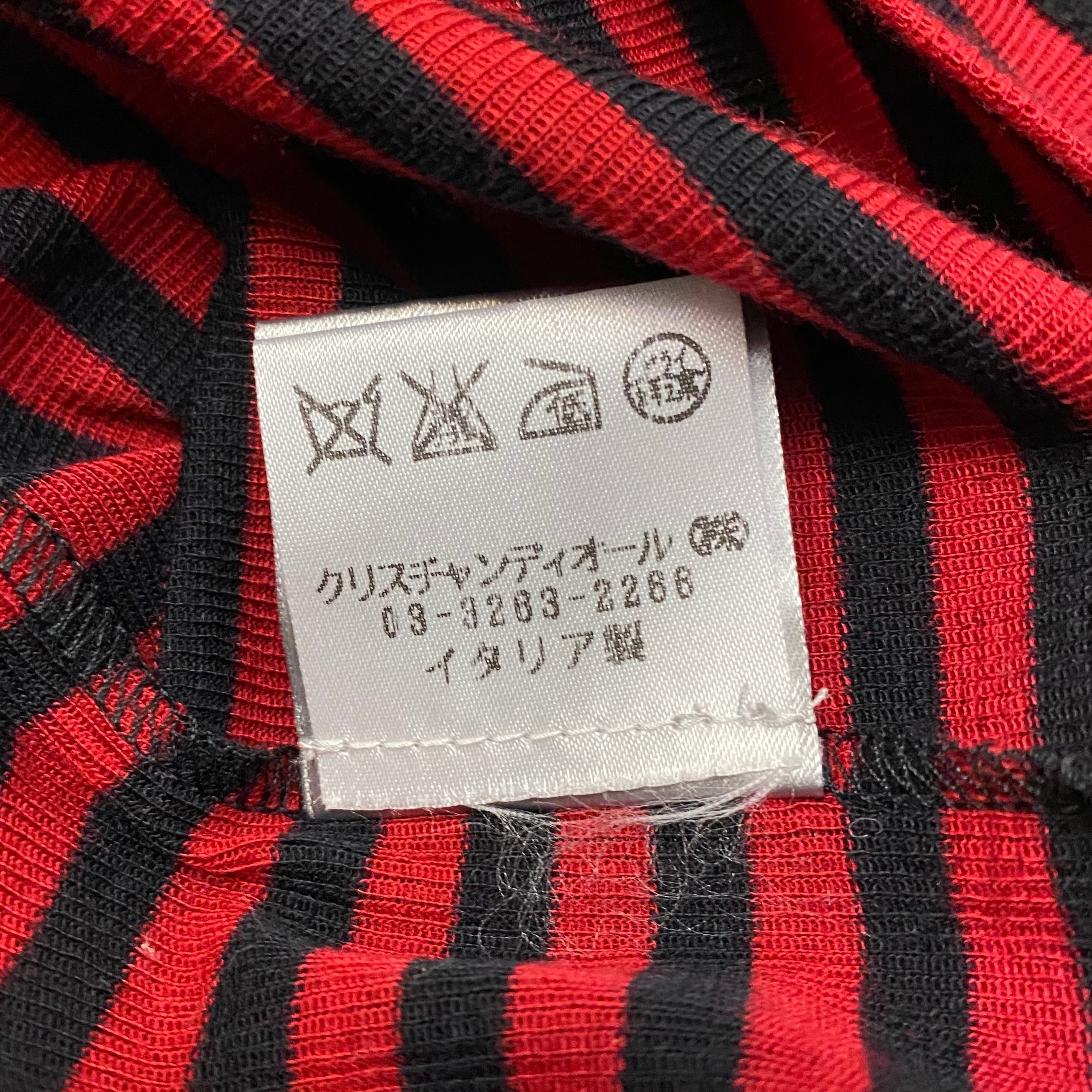 dior homme SS07 ボーダー 2ポケット　ポロシャツ　エディスリマン dior homme SS07 ボーダー 2ポケット ポロシャツ エディスリマン