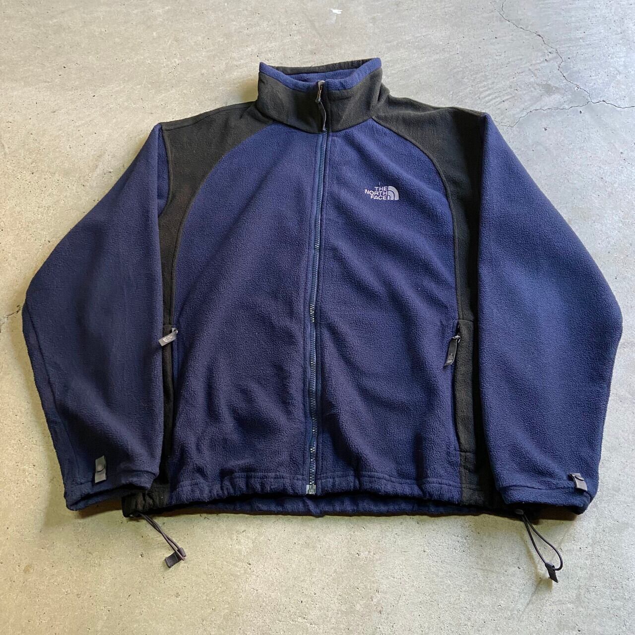 THE NORTH FACE ノースフェイス プルオーバー フリースジャケット 防寒  アウトドア ネイビー (メンズ XXL)   N6312