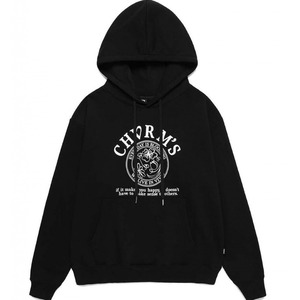 [CHARM’S] Logo flower hoodie Black 正規品 韓国ブランド 韓国ファッション パーカー