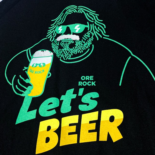 BEER L/S Tee -BLACK-