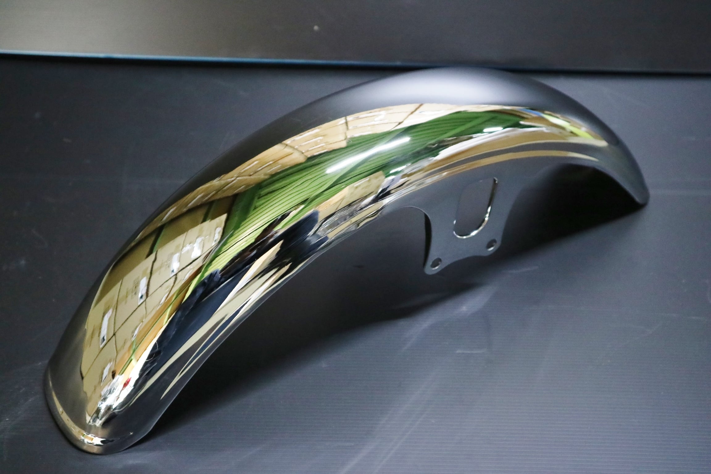 ゼファー1100・750用新品未使用スチールメッキフェンダー※次回34,800円