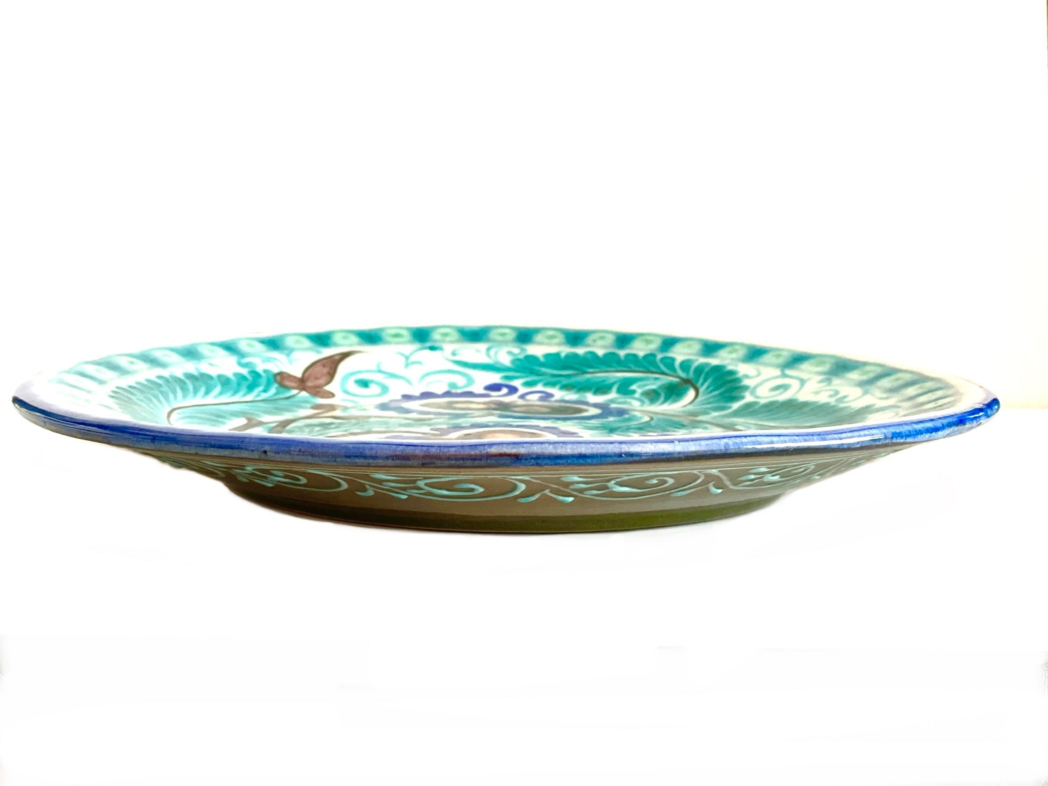 Plate ( Wall hanging ) | KO`K OY ククオイ ウズベキスタン陶器