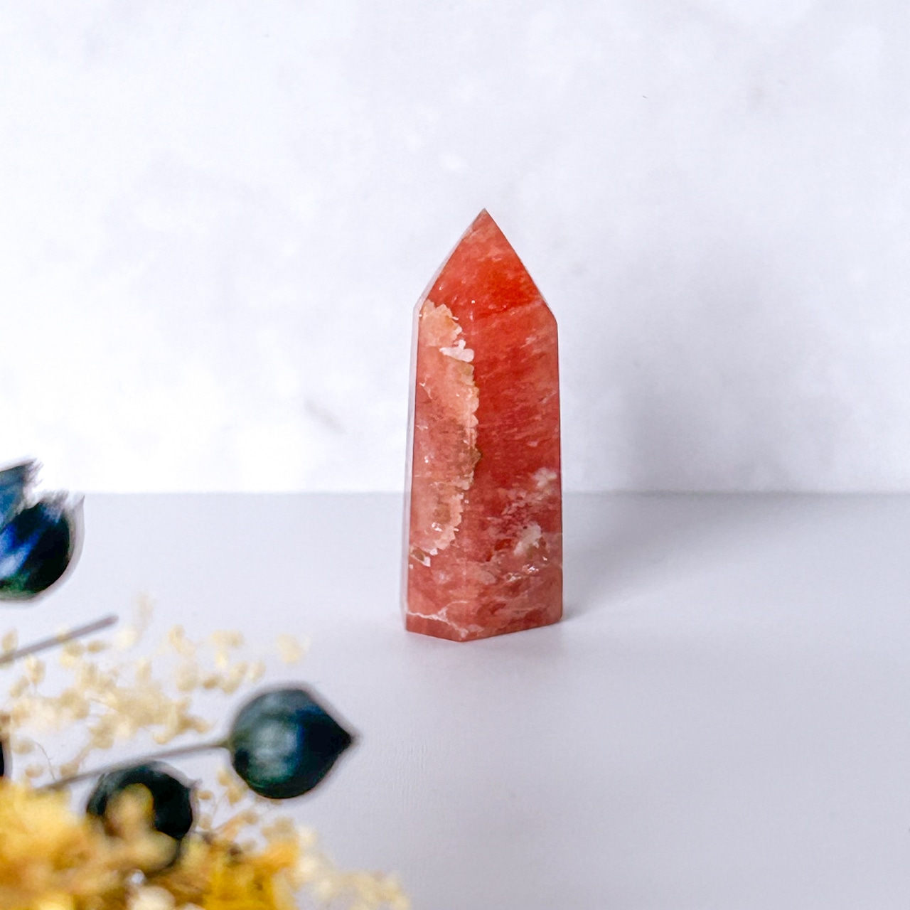 インカローズ(ロードクロサイト) タワー * Rhodochrosite * 天然石