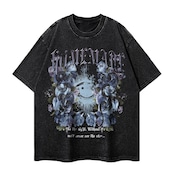 VINTAGE ストリート 蛇と花 Tシャツ T131