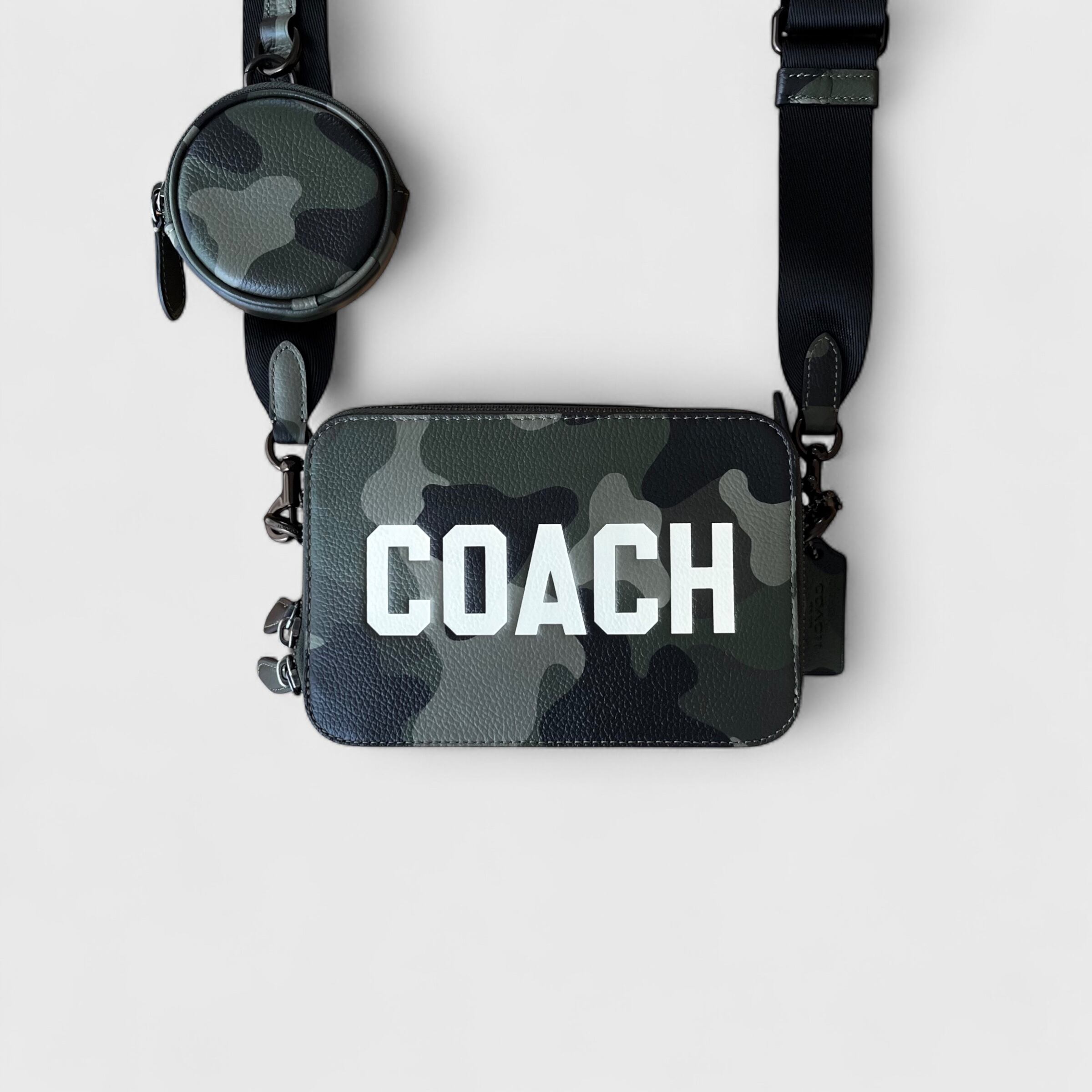 COACH コーチ チャーター クロスボディ 19 カモ プリント アンド