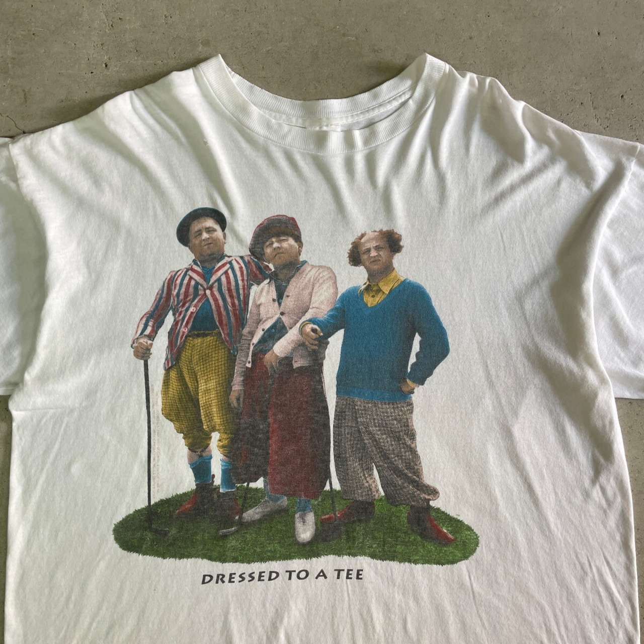 90年代 USA製 THE THREE STOOGES 三ばか大将 フォトプリントTシャツ 