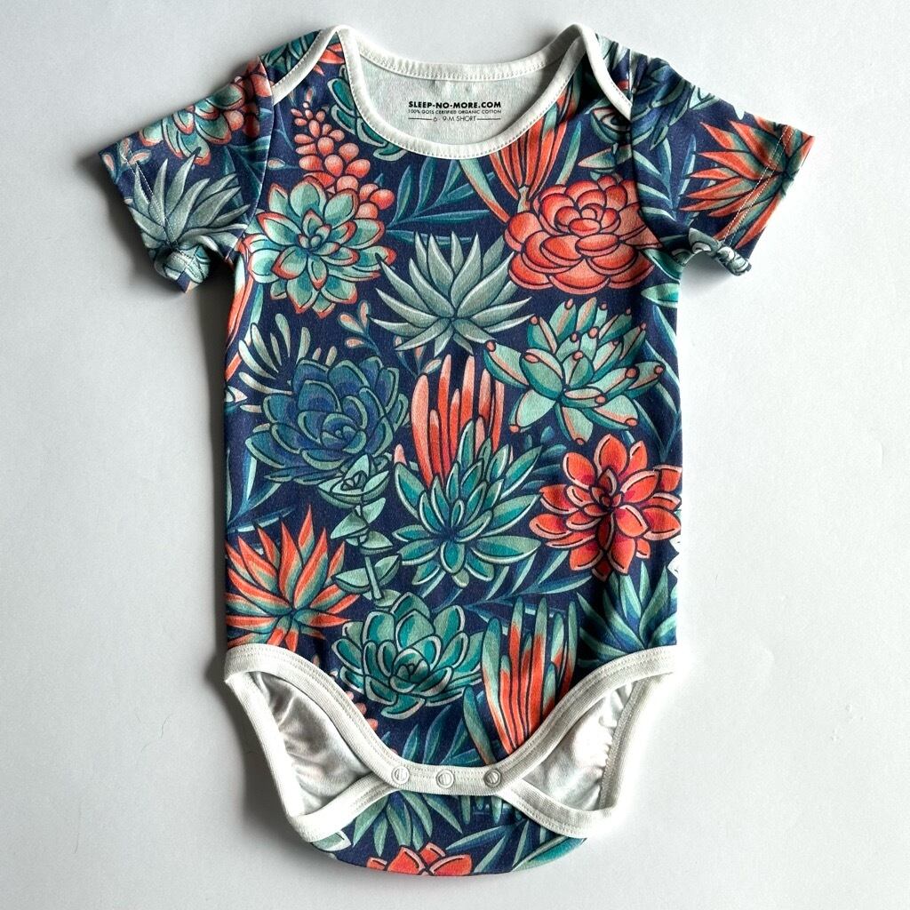 SLEEP NO MORE S/S ROMPERS【70cm】YOU HAD ME AT ALOE