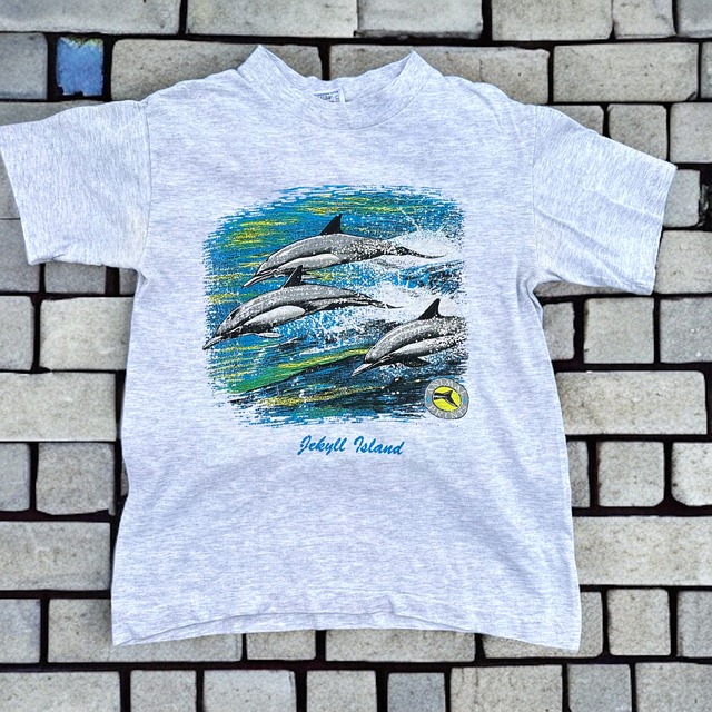 【KIDS&LADIES】dolphin T-shirt size:L 14〜16