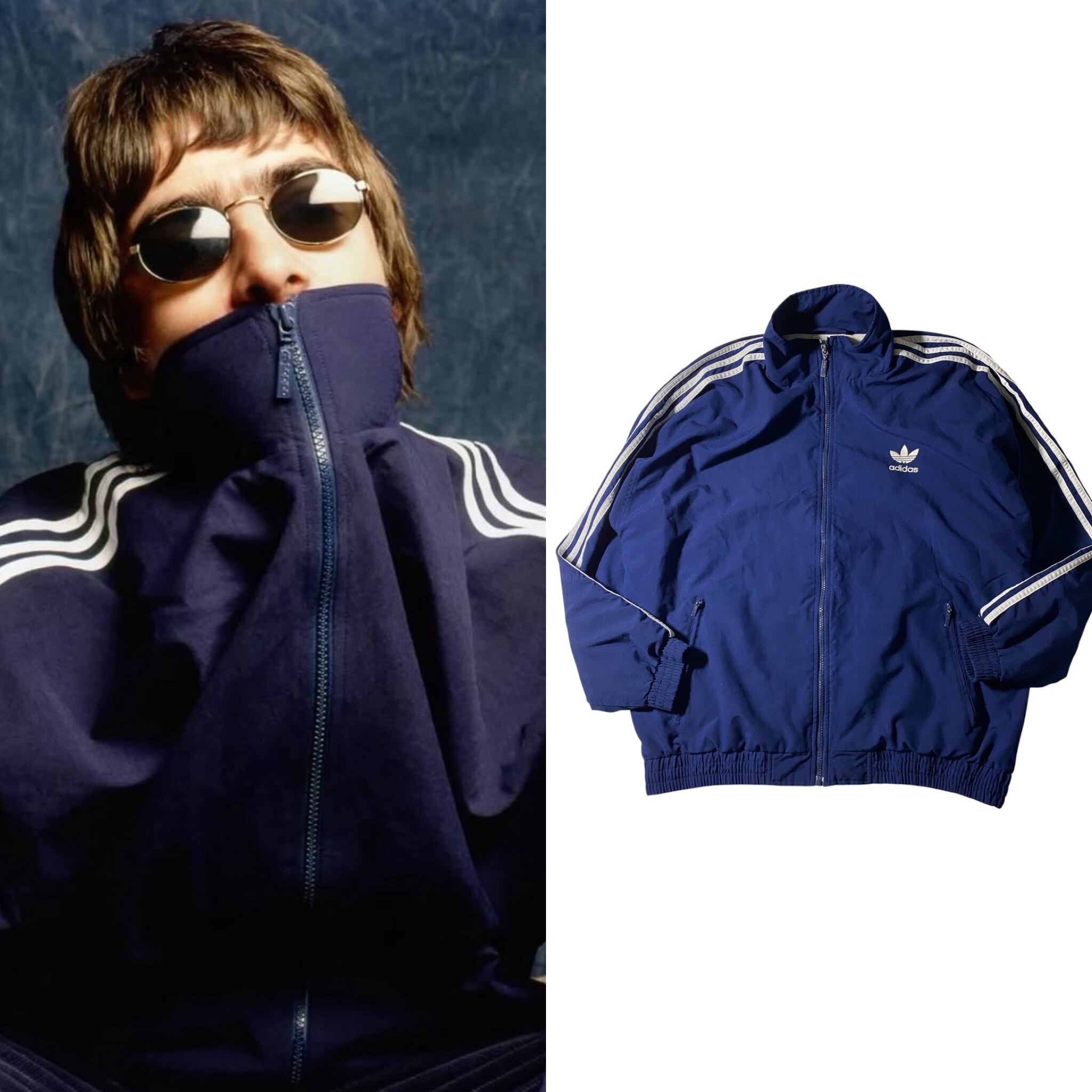 正規品　adidas　95〜97　ニューカッスル　リアム・ギャラガー着用モデル 正規品 adidas 95/97 ニューカッスル リアム・ギャラガー 着用