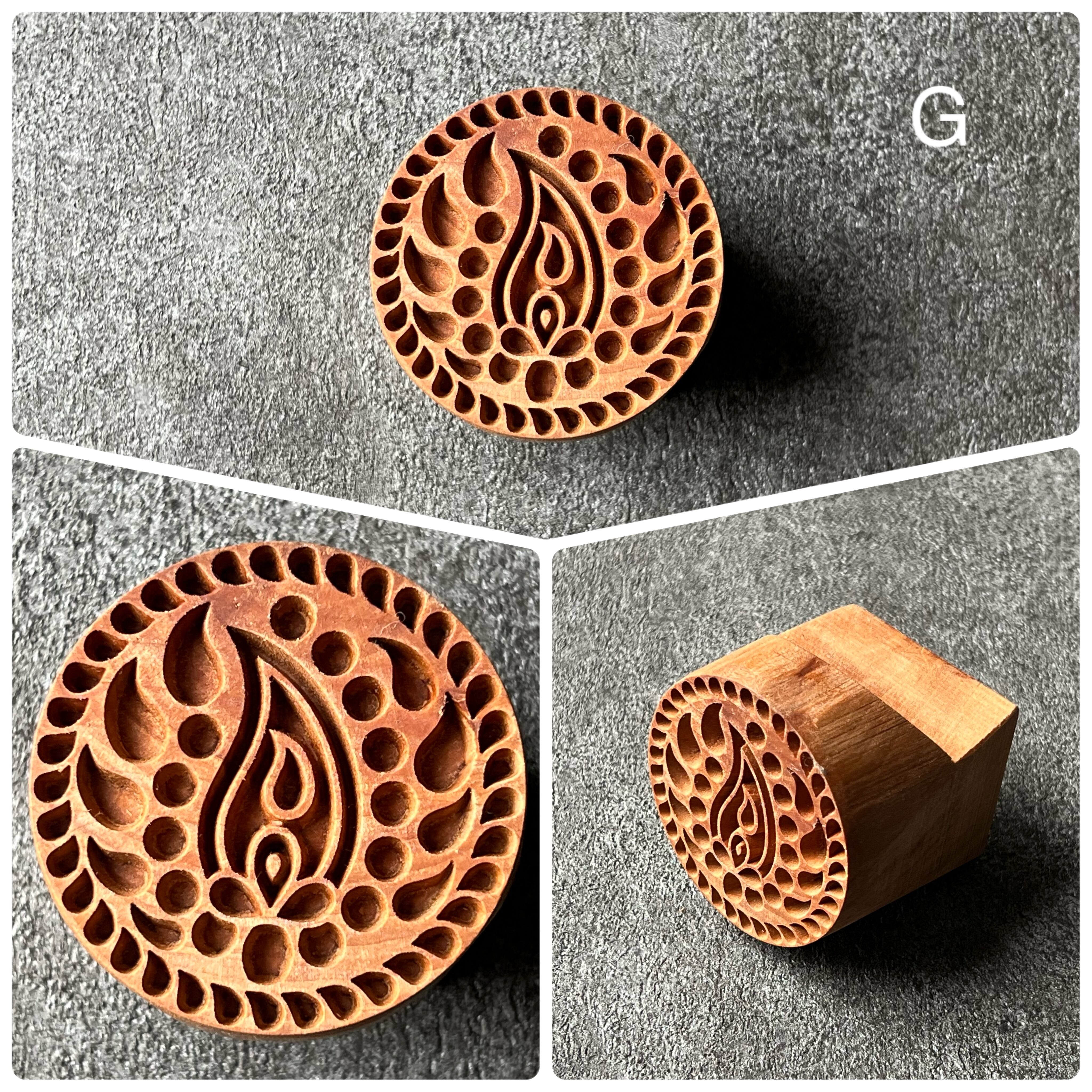 木製　スタンプ　ハンコ　ブロックプリント 7596a6a4ddc3cadf21bcbfa1106a94