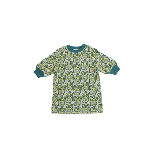 mina perhonen / happy bloom カットソーワンピース / yellow / 90,100cm