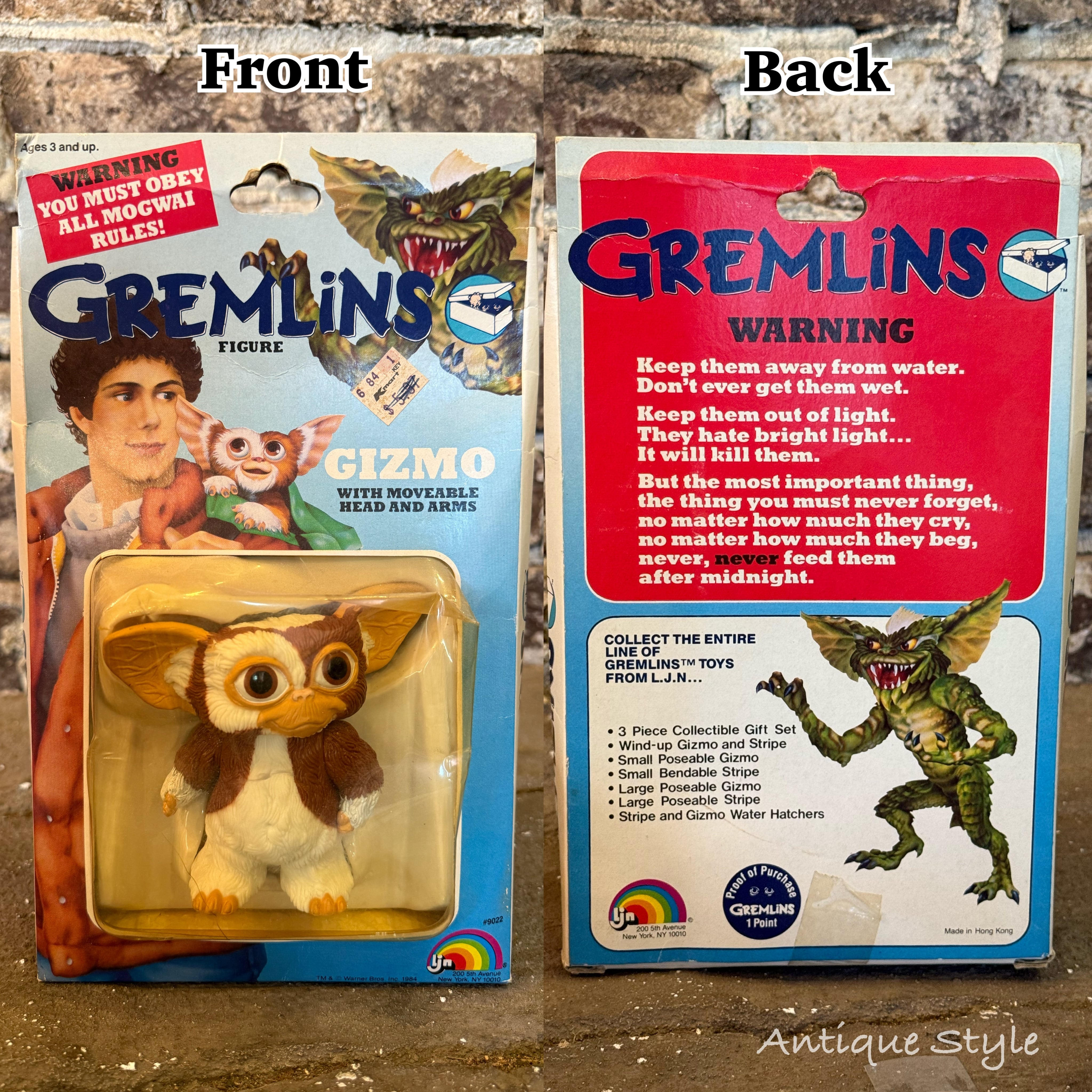 グレムリン 1984's ギズモ LJN ヴィンテージ ポージング