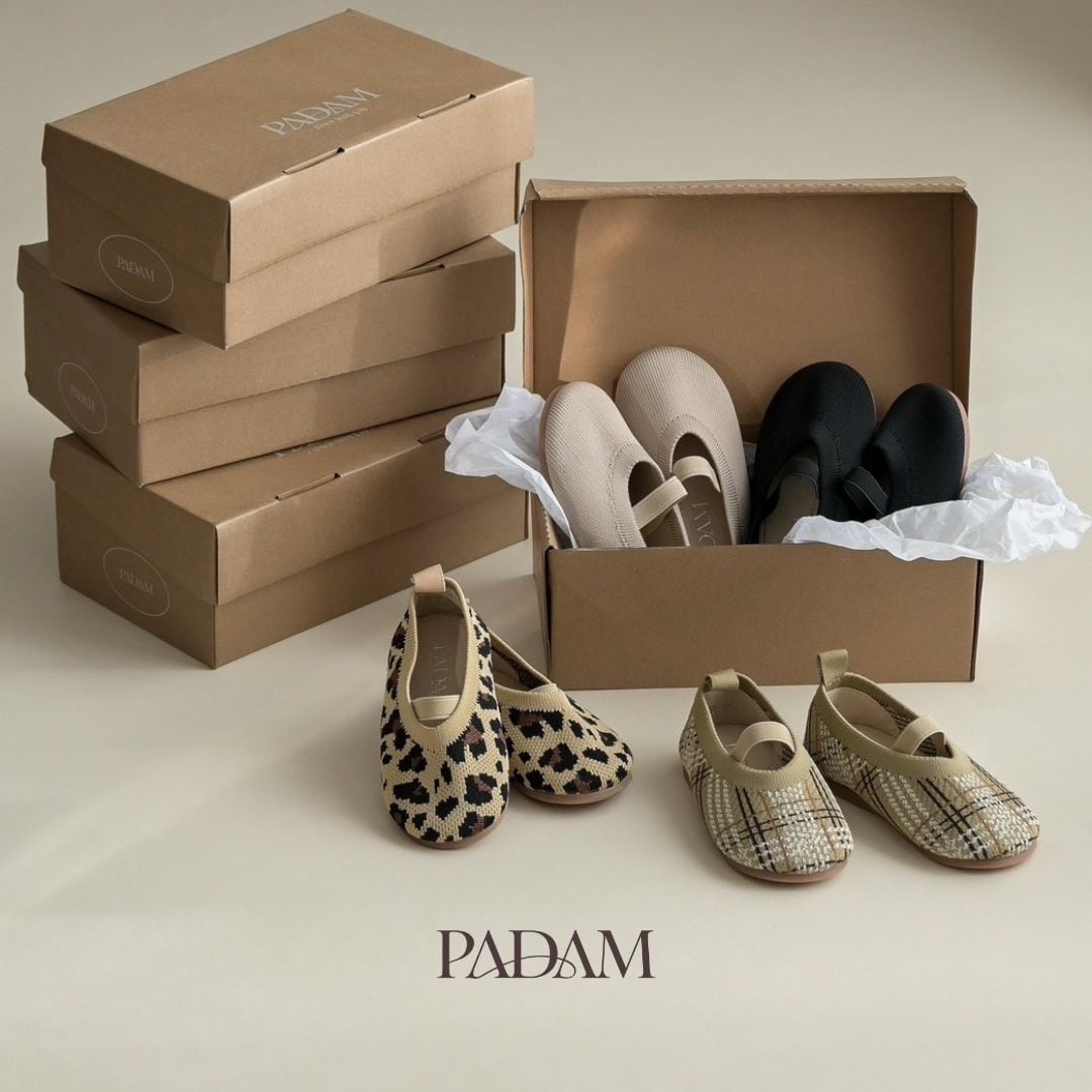 即納】kids / latte flat shoes | PADAM