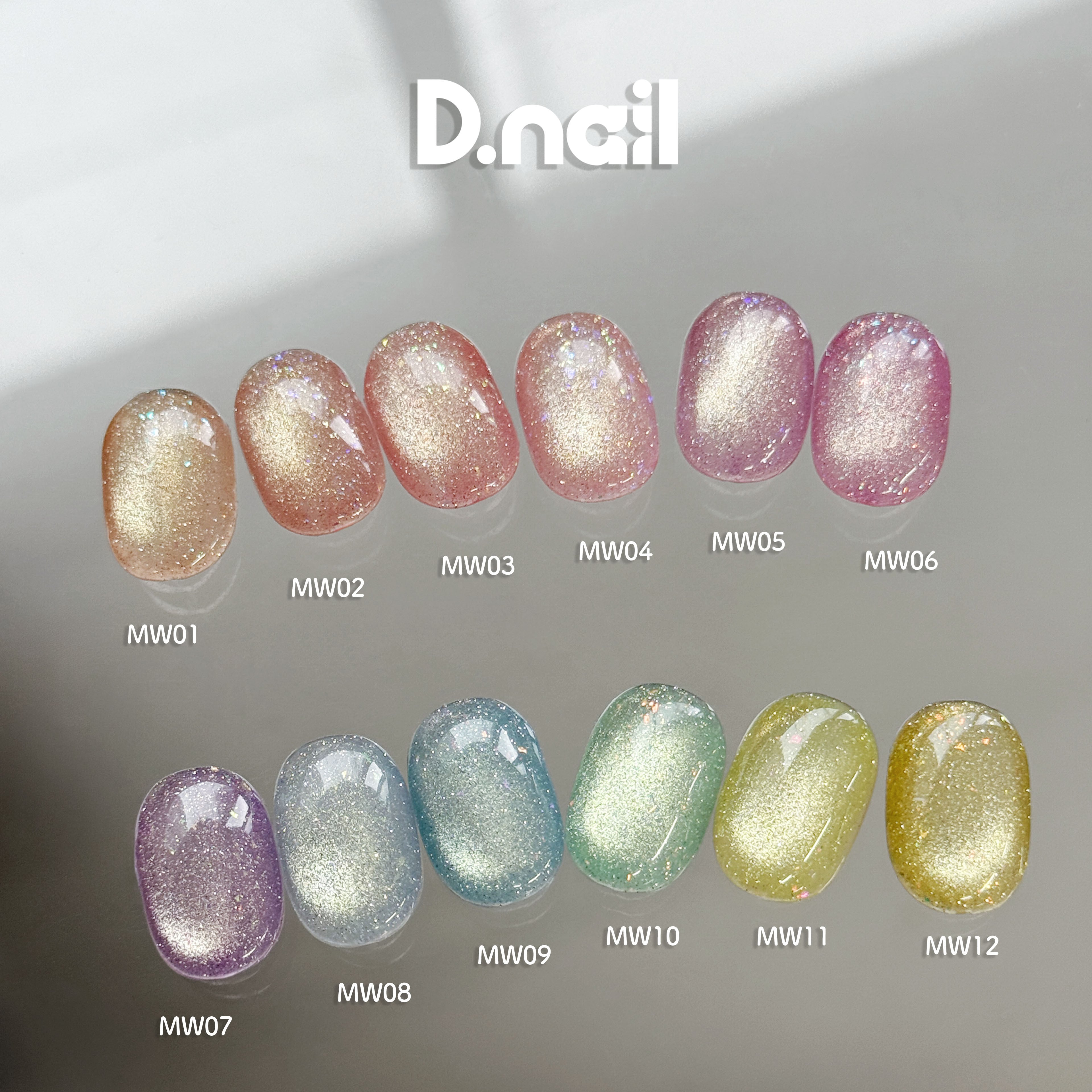 D.nail アートジェル クリアカラー10色すセット 美品 D.nail アートジェル （極ジェル）クリアカラー 10色セット（C01-C10