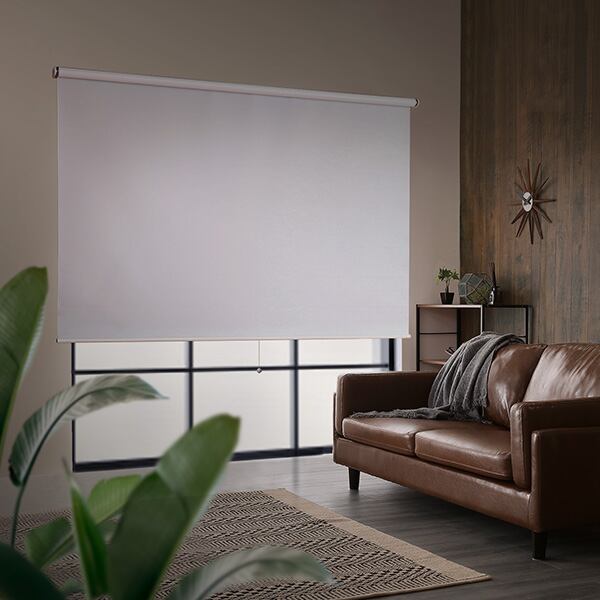 壁空け不要つっぱりロールスクリーン幅180cm遮光タイプ