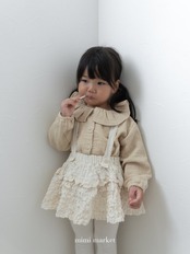 韓国子供服 / mimimarket / 26Autumn /オージフリルシャツ / 秋服 *S~L *
