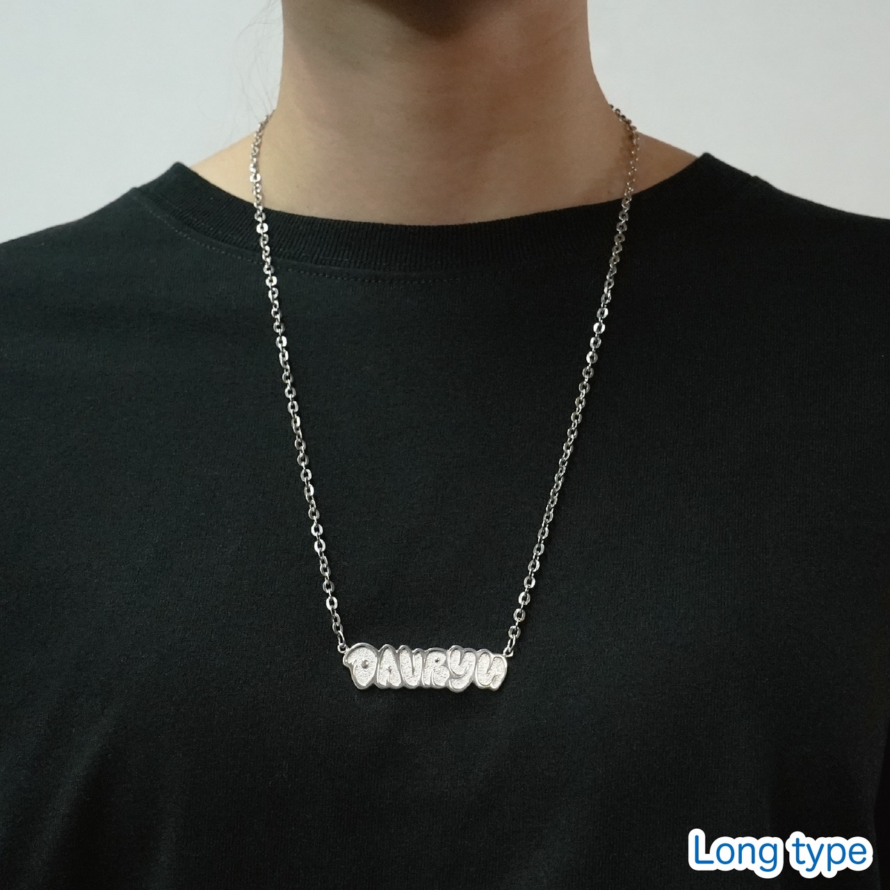 davryu logo Silver NECKLACE