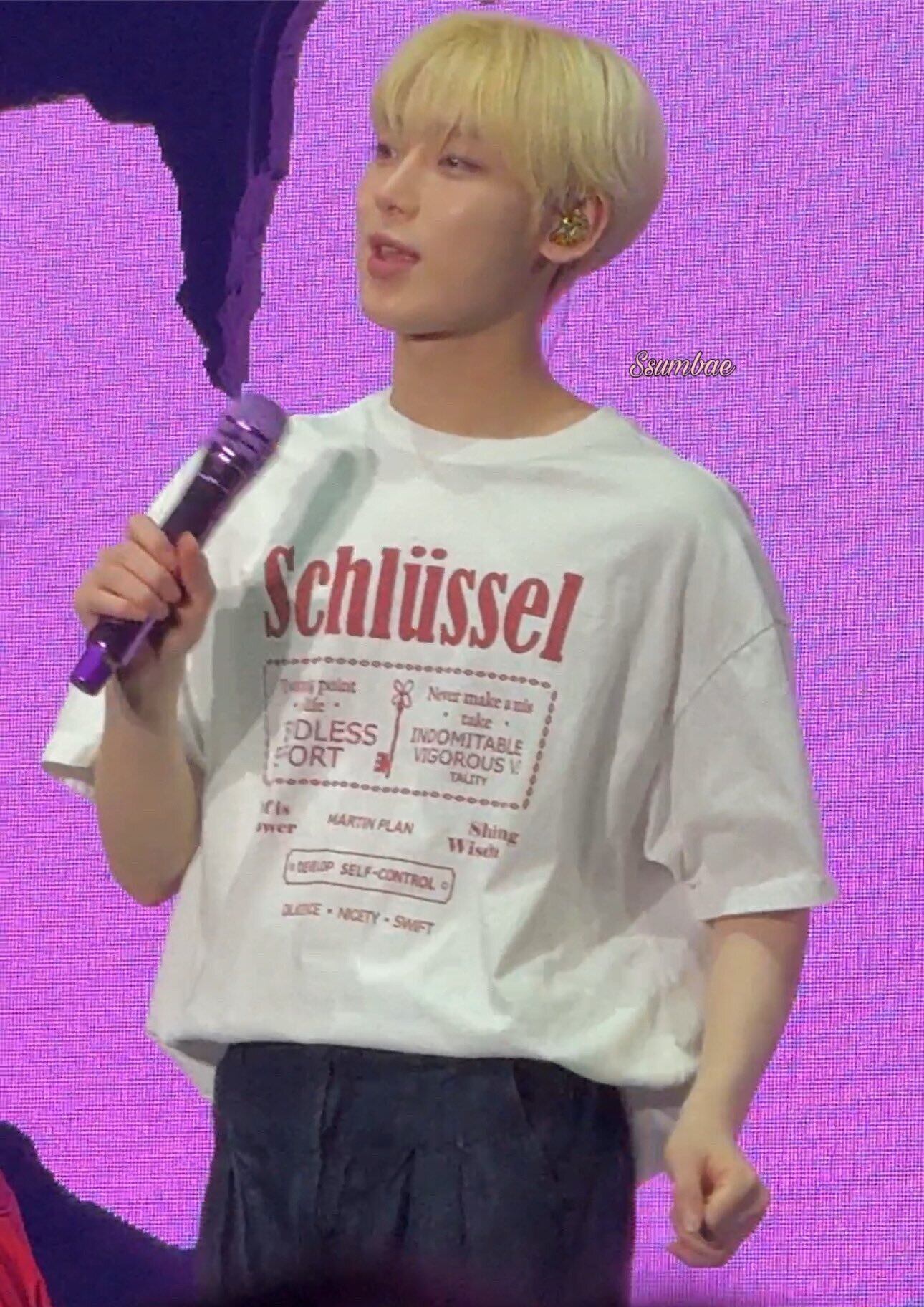 ☆ENHYPEN ソヌ 着用！！【MARTIN PLAN】Answer Key Half T - WHITE