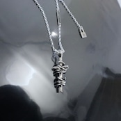 THORNY CROSS #1 NECKLACE with GODSIZE® I.D. TAG / ソーニークロス#1ネックレス ゴッドサイズ® I.D.タグ