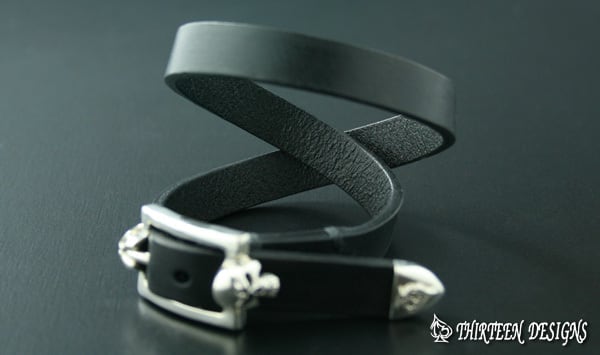 サーティーンデザインズKBC-2 LEATHER BRACELET サーティーンデザインズKBC-2 LEATHER BRACELET サーティーンデザイン