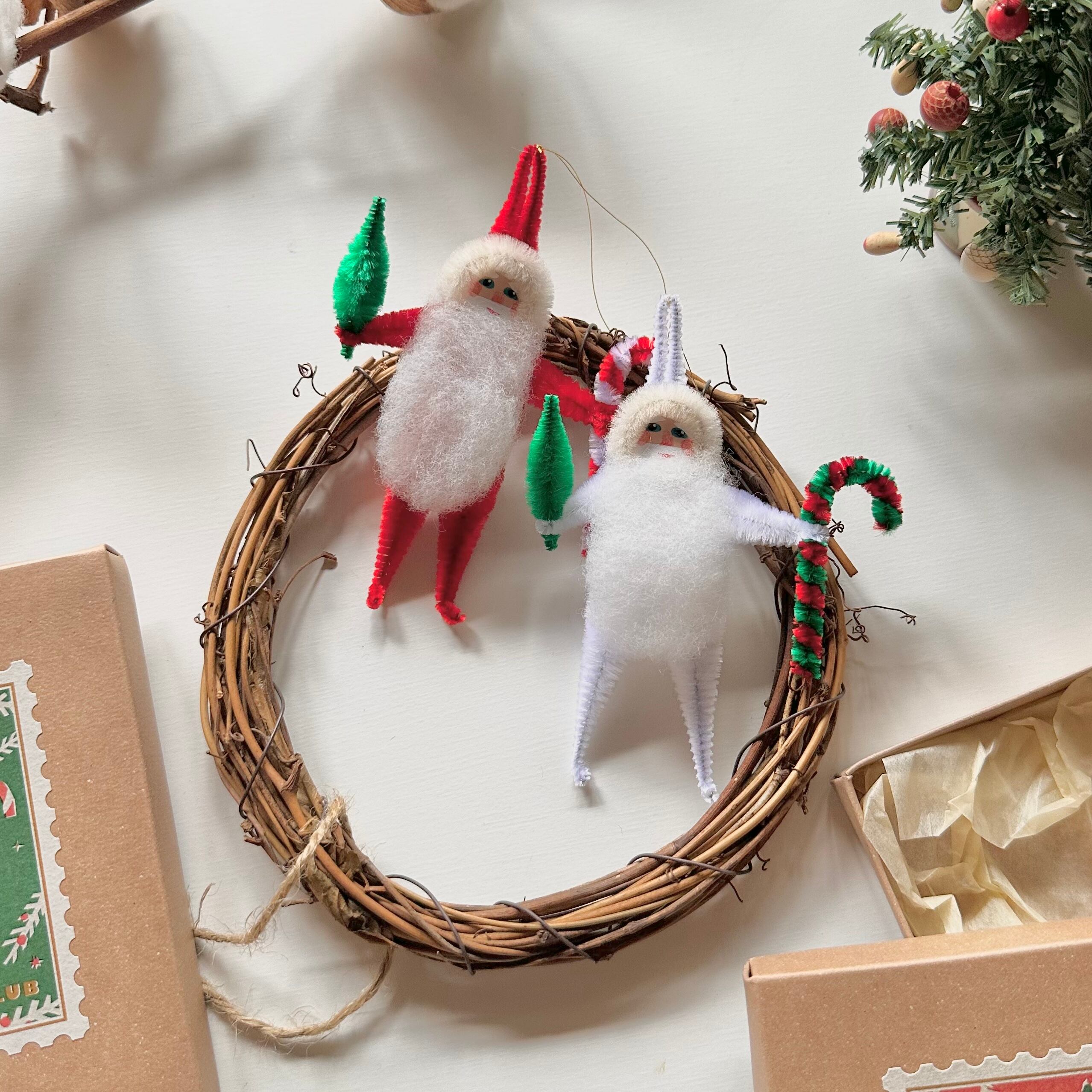 《 オーナメント 》BIG mall santa ( Red , White )