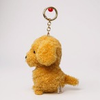 【ぬいぐるみチャーム】トイプードル ベージュ／キーリング 犬 マスコット 動物 お土産 ギフト