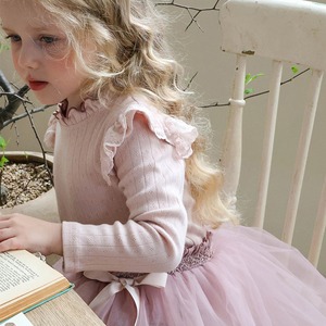 「予約販売」秋フリルデザインＴシャツ