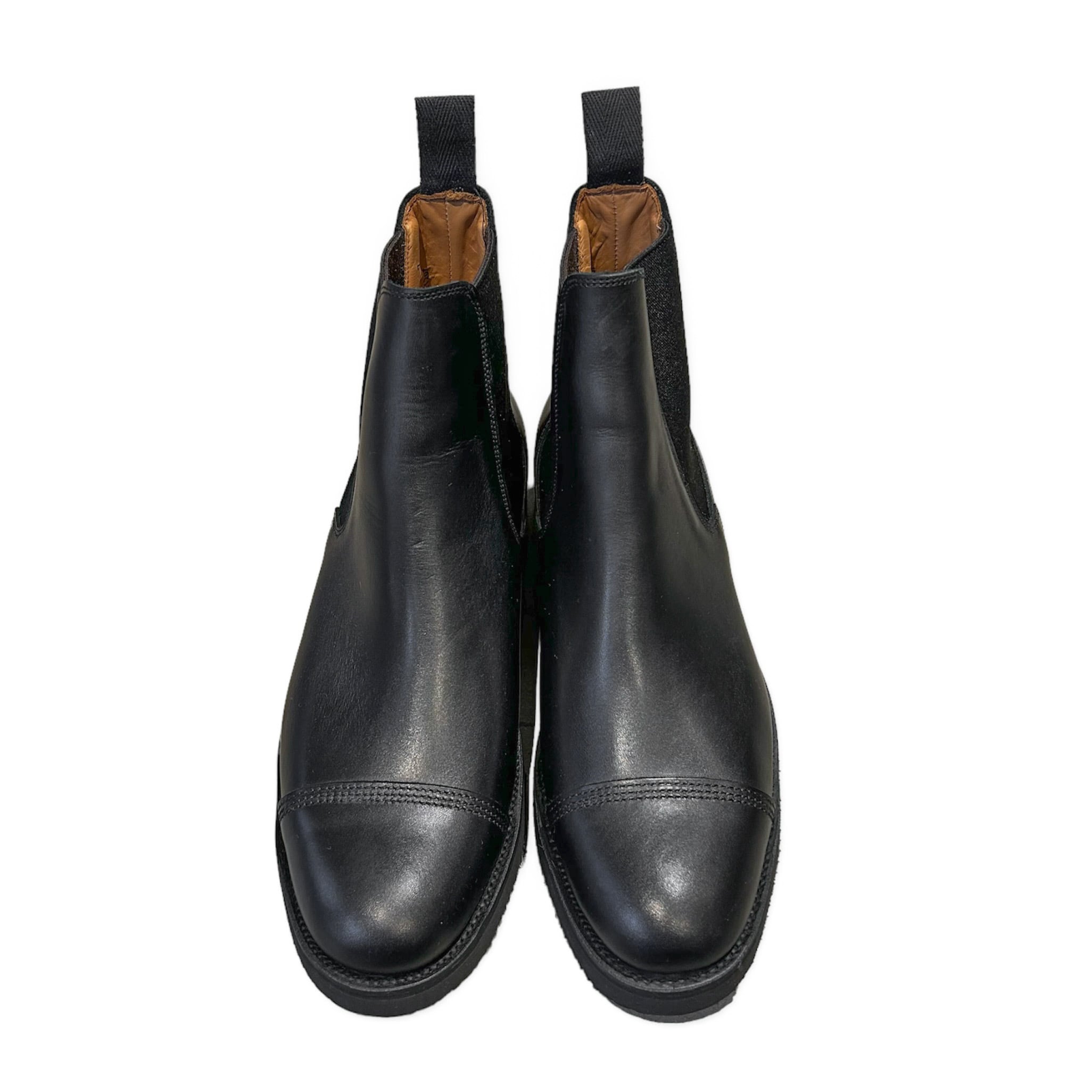 SANDERS / MILITARY CAP TOE CHELSEA BOOTS 