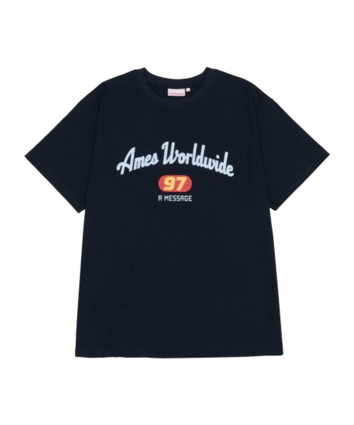 [AMES-WORLDWIDE] 97 MESSAGE TEE NAVY | もごつ