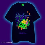 うたたねゲームボーイ｜Tシャツ-黒
