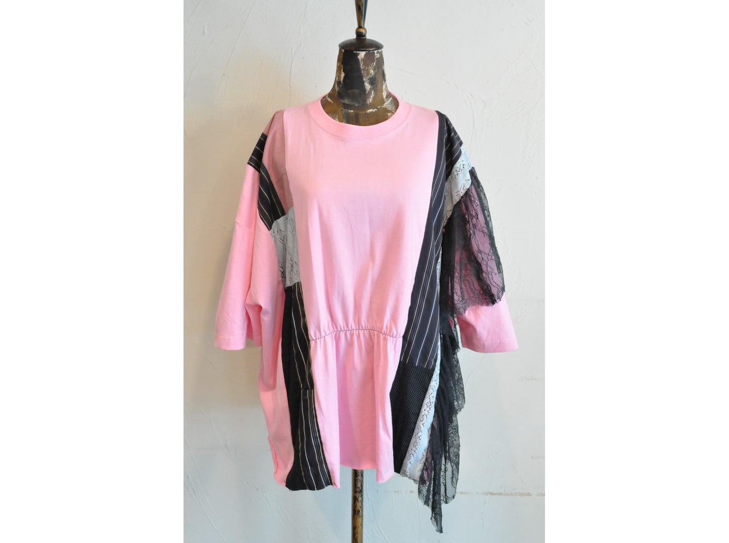 RISLEY docking knit shirt ドッキングニットシャツ 完売 RISLEY】docking knit shirt /【リズレイ】ドッキングニットシャツ
