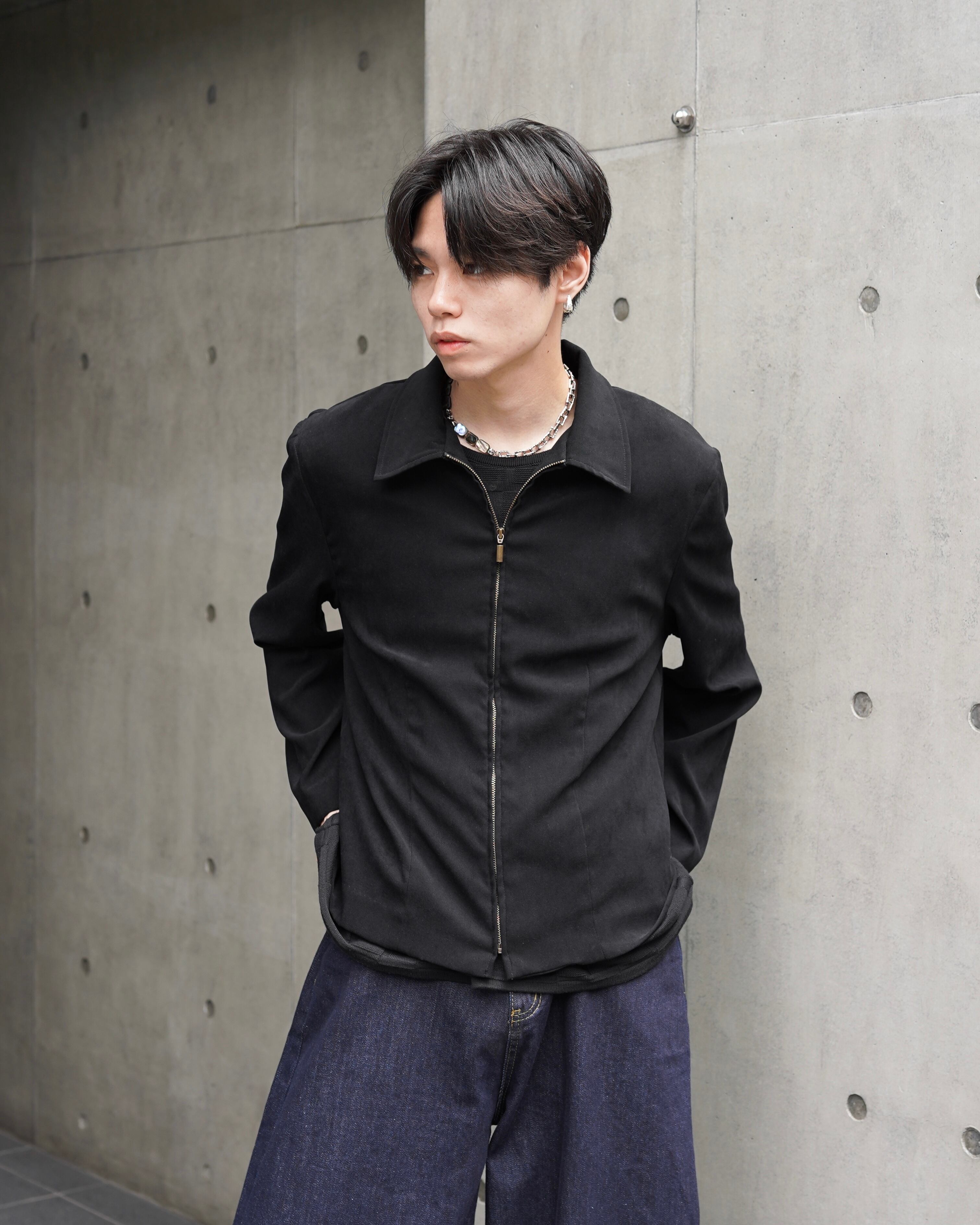 a*s様 BLACKBARRETT by NEIL BARRETT 黒シャツar Neil Barrett zip-up short-sleeve Shirt | Black | FARFETCH