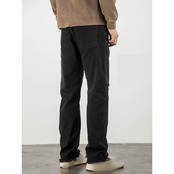 テーパードスタイル  ブラックデニムパンツ af0021