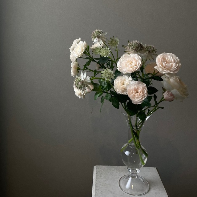 【母の日】花瓶と花束set