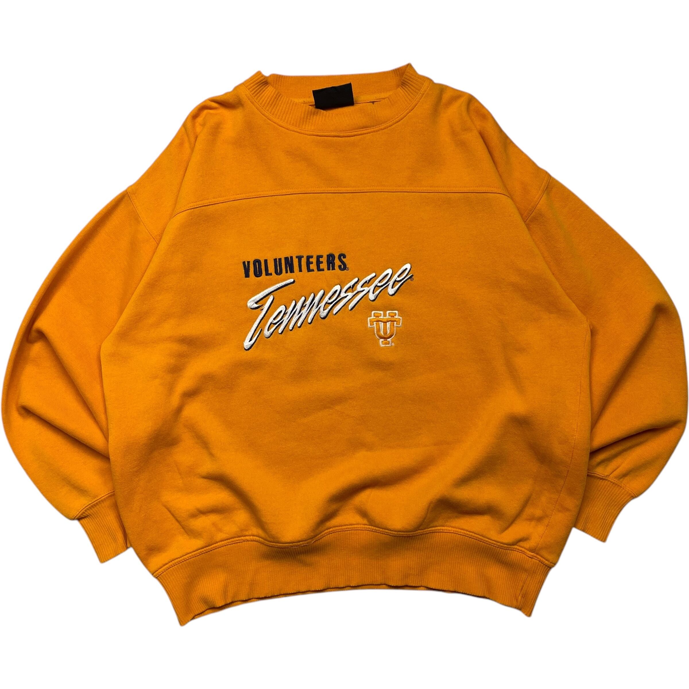 《XL》CRABLE SPORTSWEAR スウェット カレッジ 刺繍ロゴ オレンジ no.6459